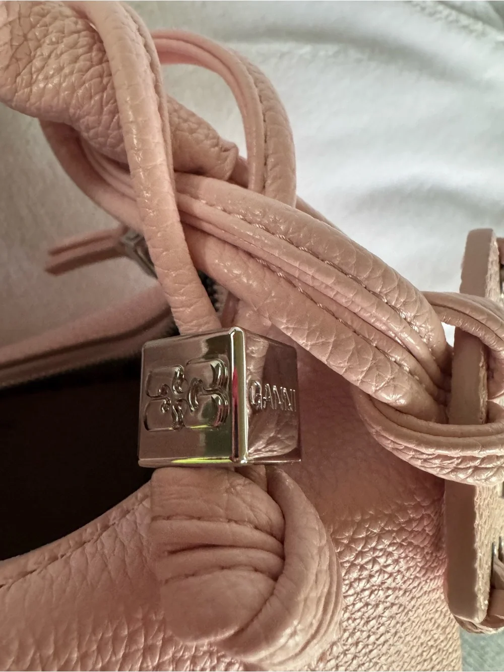 GANNI x Daisy Duck Mini Hobo Bag Chalk Pink Rare Disney Collab Crossbody